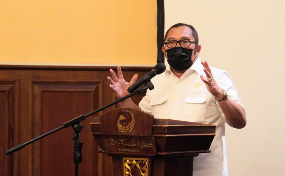 Menjadi Pembicara Dalam Raker ke 3 Pokja Indrapura, Wakil Ketua DPRD Jatim Berterima kasih Peran Pokja Wartwan Indrapura Menjaga Jatim Tetap Kondusif